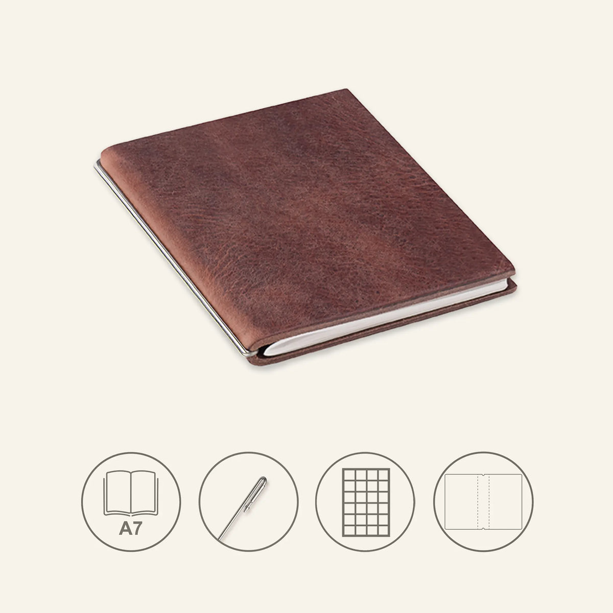 A7 STEEL Komplettpaket - Notizbuch